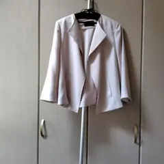 ベージュ ノーカラージャケット（13+） 最終値下げ