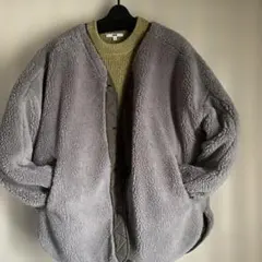 リバーシブルボアジャケット