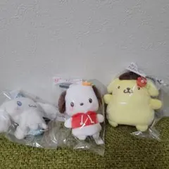 サンリオの当たりくじ　　キーカバー３個セット　キーカバーマスコット