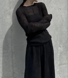 select MOCA by son センターラインシアーニット