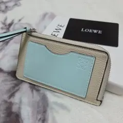 kaina LOEWE フラグメントケース ネイビー エンボス加工 LOEWE フラグメントケース ネイビー エンボス加工 コインケース - メルカリ