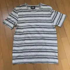 BEAMS ボーダー Tシャツ Lサイズ グレー