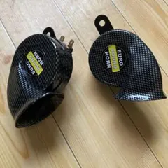 社外HORN カーボン　保安基準適合品