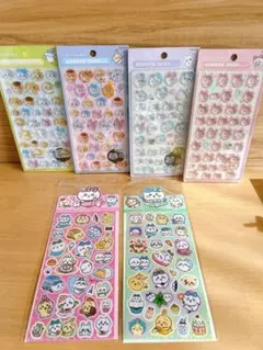 ちいかわ　プチドロップシール キラキラシール 6枚セット　ボンボンドロップ