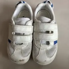 IFME 上履きシューズ 16.5cm ホワイト/ブルー