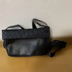 イザック　Y'SACCS ドット柄 ナイロン製 ショルダーバッグ