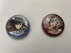 鬼滅の刃 くら寿司コラボ缶バッジ(冨岡義勇、童磨)