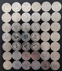１９７１年以降(白銅貨)ケネディハーフダラー６１枚(内２１枚建国２００周年記念) 1971年以降(白銅貨)ケネディハーフダラー61枚(内21枚建国