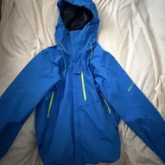 青 マウンテンパーカー