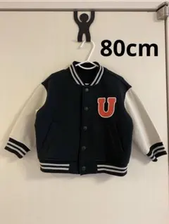 UNIQLO アウター サイズ80 ネイビー/ホワイト