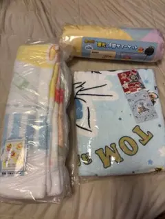 クレヨンしんちゃん＆トムとジェリー、星のカービー　タオルセット　新品未使用