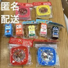 か*た様 最終価格　非売品　アンパンマン スクエアビニールポーチ　4つ　ブロック