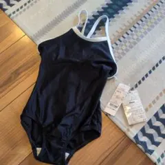 新品⭐︎女児　レギュラーワンピース　水着 130 ㎝　紺　スクール水着　ゼッケン