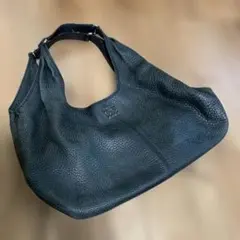 コーチブラックレザー トートバッグ タグ付