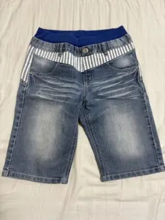 デニムハーフパンツ 160