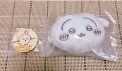 ちいかわ マスコット ミラー リボン うさぎ ガチャ　くら寿司　缶バッジ