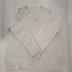 ぼたん様専用　GALERIE VIE Vネックニットセーター　S