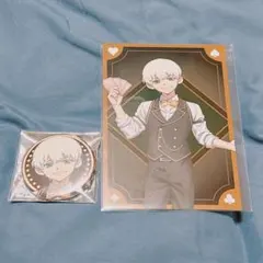 Dr.STONE カジノディーラー 缶バッジ&特典ポストカード 羽京 - メルカリ