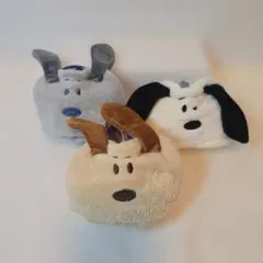 スヌーピー　ループ付き　手拭きタオル　Peanuts　ループ付きタオル