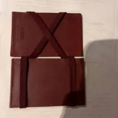 J.CREW レザー マネークリップ ダークブラウン