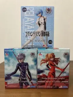 【最新プライズフィギュア】【新品未開封】 劇場版エヴァンゲリオン 3点
