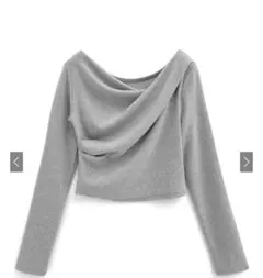 GRL ドレープカシュクールトップス[dk1362]