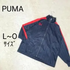 PUMAプーマ　ヴィンテージジャージ　ロゴ刺繍　サッカースポーツアウトドアL-O