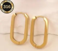 209ゴールドヴィンテージ フープピアス 韓国 ハードウェア 高級感