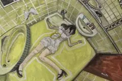 手描きイラスト　原画　水彩画　アナログイラスト