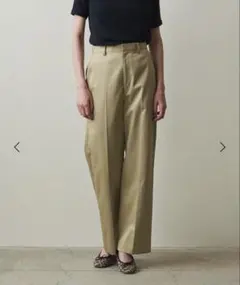 【steven alan】コットンチノトラウザーズ　ベージュ
