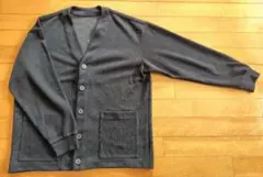［数回着用済み］黒 カーディガン Mサイズ ボタン付き メンズ