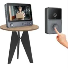 스마트 비디오 초인종 인터폰 무선 시공이 필요 없는 무선 도어폰