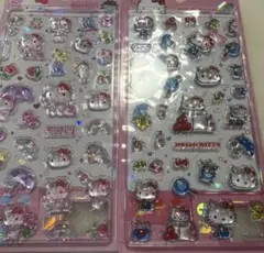 正規品　ハローキティ 50th ANNIVERSARY 3Dシール2枚セット