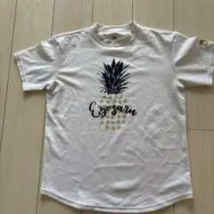 EGOZARU パイナップル柄 Tシャツ ホワイト Mサイズのサムネイル