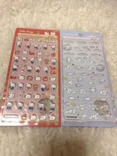 ボンボンドロップシールミニ　サンリオ　キティ　シナモン　2枚セット