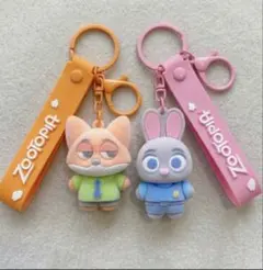 ズートピア キーホルダー 2点セット