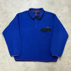 98年製 Patagonia パタゴニア シンチラ スナップT L 青 ブルー