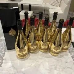 アルマンドアタッシュ空き瓶6本セット アルマンドアタッシュケース空瓶付きArmand de Brignac 6本