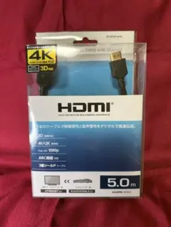 エレコム イーサネット対応 ハイスピードHDMIケーブル 5.0m 4K対応