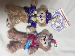 ダッフィー シェリーメイ イースター ぬいぐるみバッジ