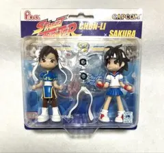 Ｐキャラ ピンキーストリート ストリートファイター 春麗×さくら フィギュア