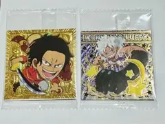 ワンピースウエハース12 ゴールドパラレル&USGR　 ★ロジャー&ルフィ★