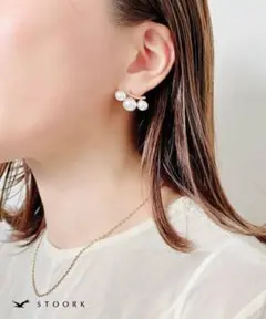 美品【STOORK】 s925 American Line Pierce
