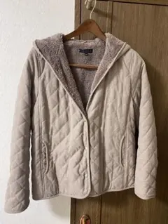 UNIQLO キルティングジャケット Lサイズ フード付き