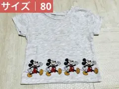 子供服 キッズ服 Tシャツ カットソー トップス ミッキー サイズ 80cm