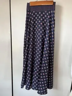 BANANA REPUBLIC ネイビー ロングスカート