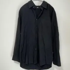 UNIQLO ブラック 長袖シャツ M