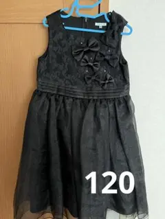 TOCCA トッカ　美品　黒　ワンピース　120 +おまけ(カーディガン)