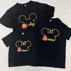 Disney ミッキー＆ミニーTシャツ 親子3枚セット
