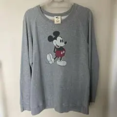 Disney ミッキーマウス 白足スウェット　古着
